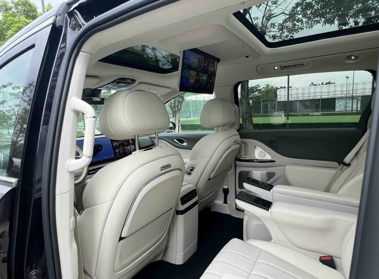 Interior of the example seven-seat vehicle