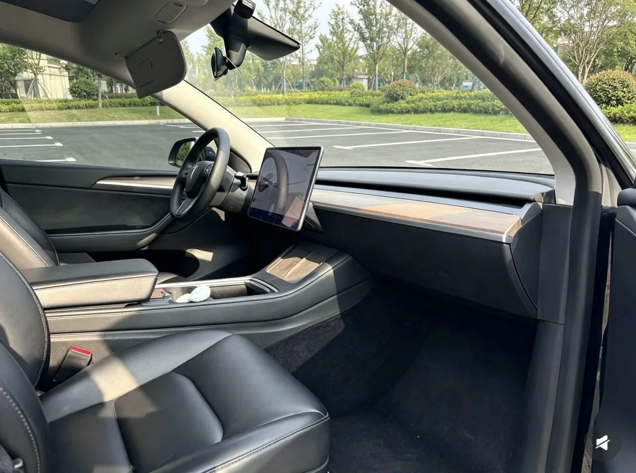 Interior of the example private car
