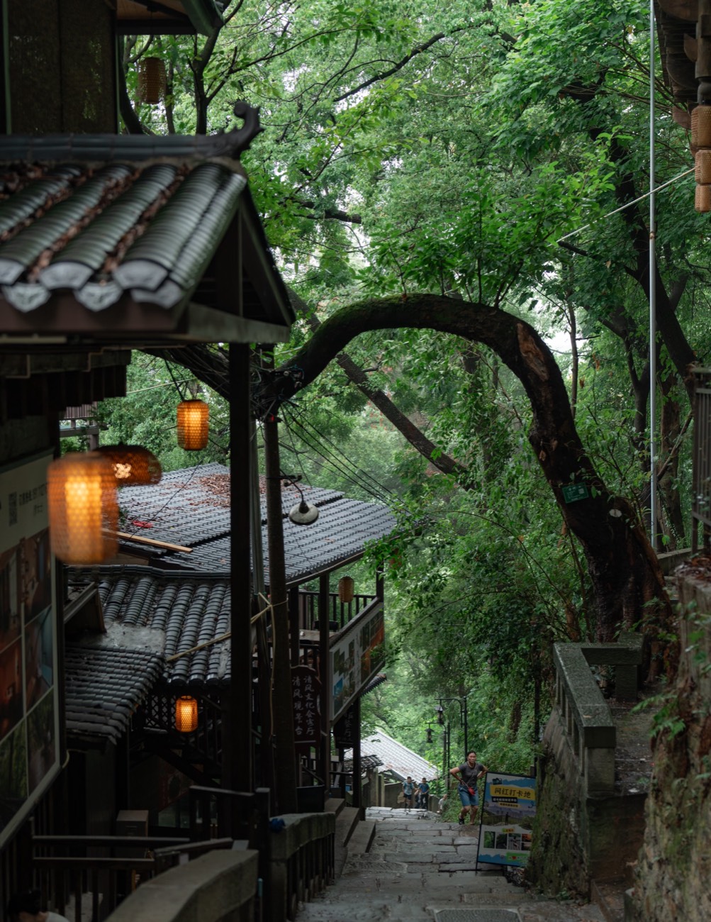 Stone lanes and old houses along Huangjueya Old Street
