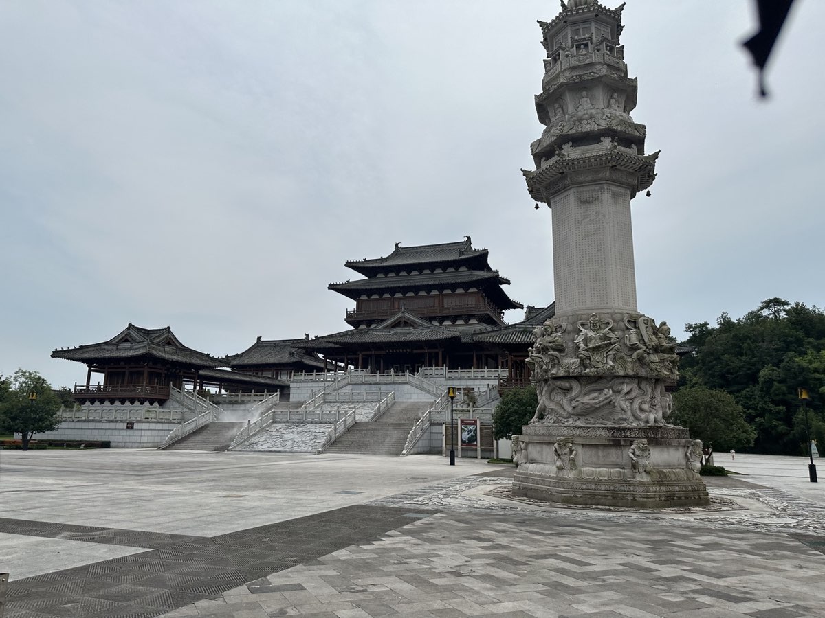 The exhibition space inside Dazu Rock Carvings Museum
